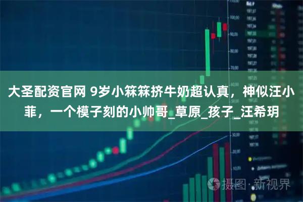 大圣配资官网 9岁小箖箖挤牛奶超认真，神似汪小菲，一个模子刻的小帅哥_草原_孩子_汪希玥