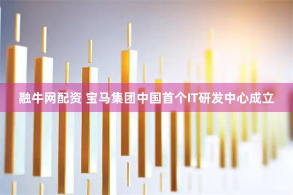 融牛网配资 宝马集团中国首个IT研发中心成立