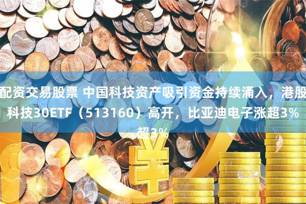 配资交易股票 中国科技资产吸引资金持续涌入，港股科技30ETF（513160）高开，比亚迪电子涨超3%